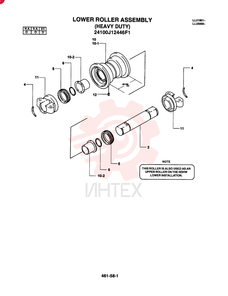 ROLLER 24100J12446F1