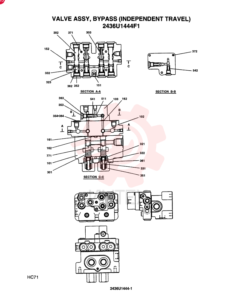 VALVE 2436U1444F1