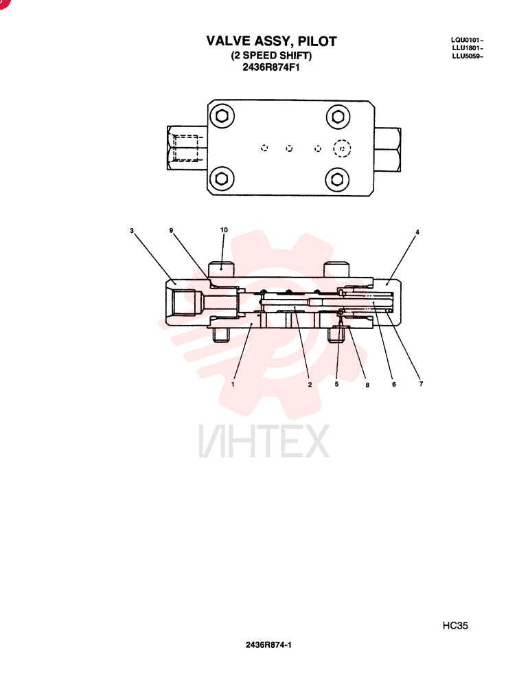 VALVE 2436R874F1