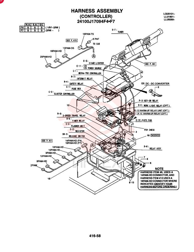 WIRE HARNESS 24100J17094F4