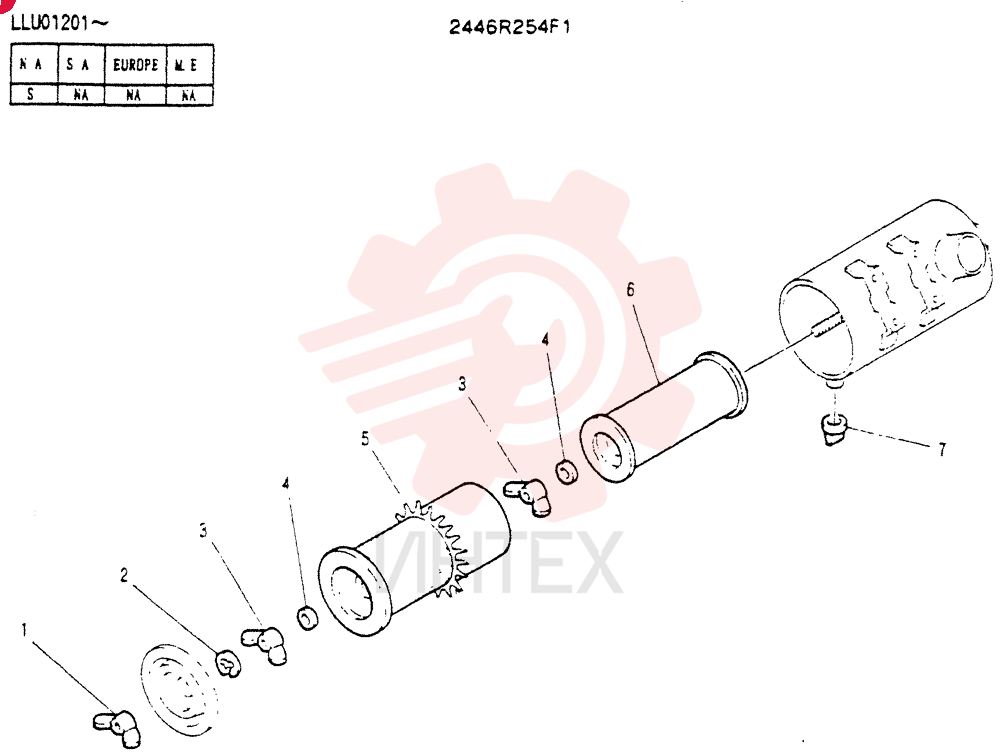 AIR CLEANER 2446R254F1