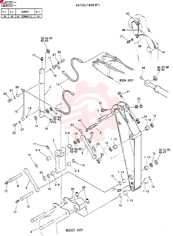 ARM ASSY, 2. 05M