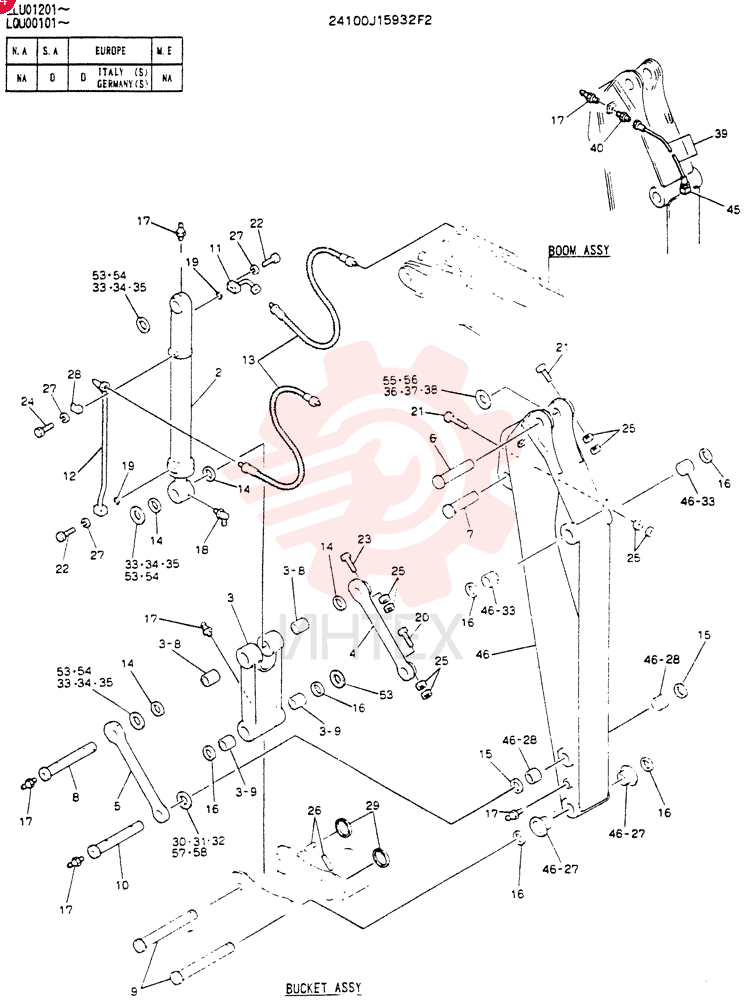 ARM ASSY, 2.5M 24100J15932F2