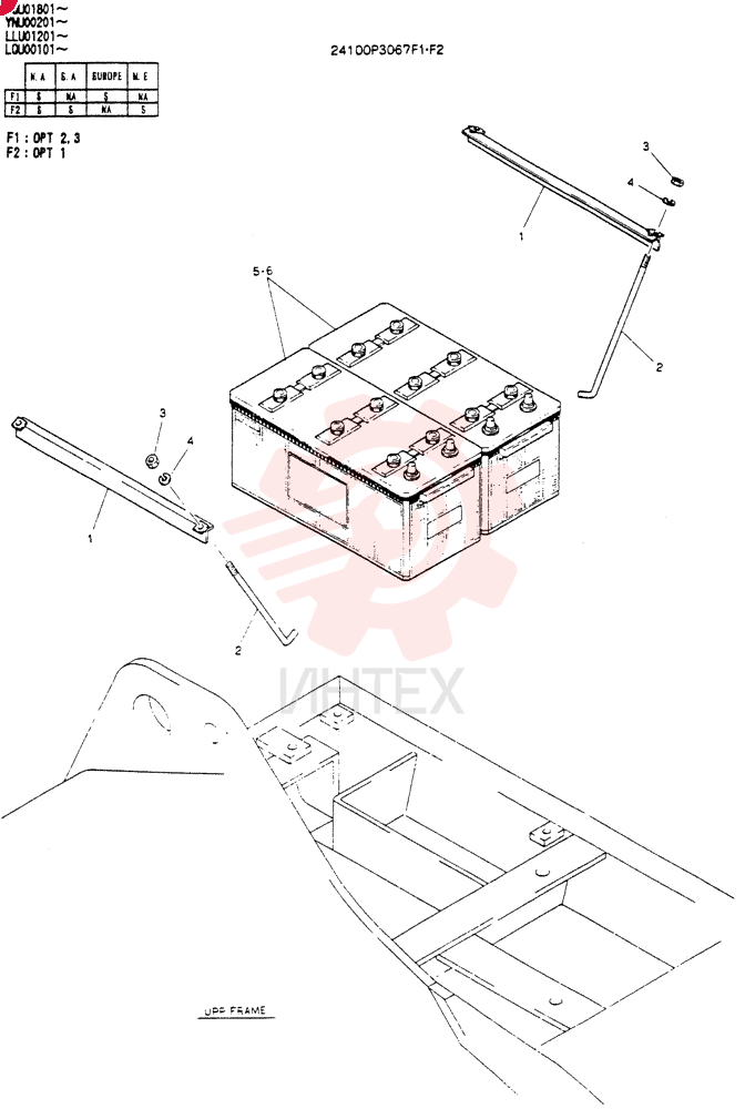 BATTERY ASSY 24100P3067F1