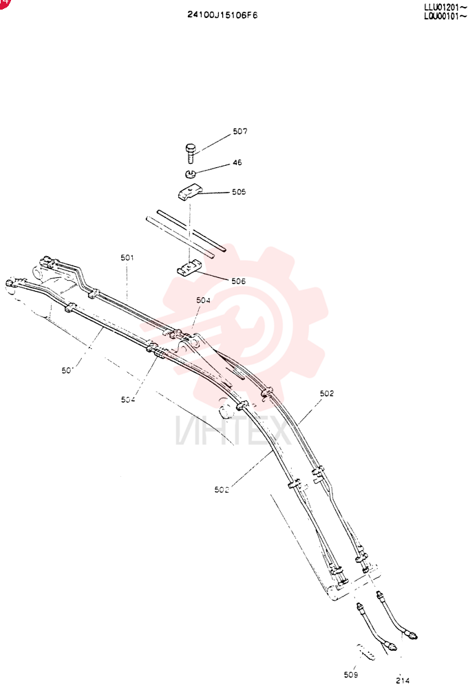 BOOM ASSY, 6. 02M 24100J15106F6 (1)