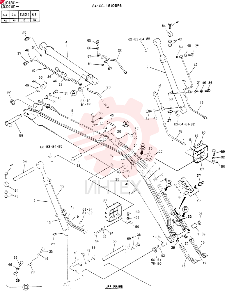BOOM ASSY, 6. 02M 24100J15106F6 (2)