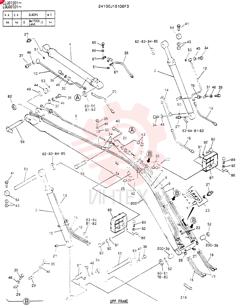 BOOM ASSY, 6. 02M 24100J15106F3 (2)