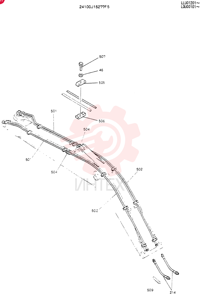 BOOM ASSY, 6. 02M 24100J15277F5 (1)
