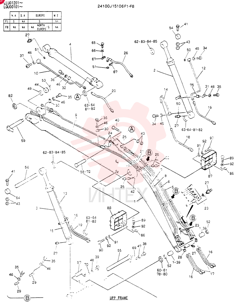BOOM ASSY, 6. 02M 24100J15106F1