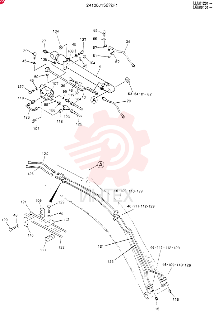 BOOM ASSY, 6. 02M 24100J15272F1 (1)
