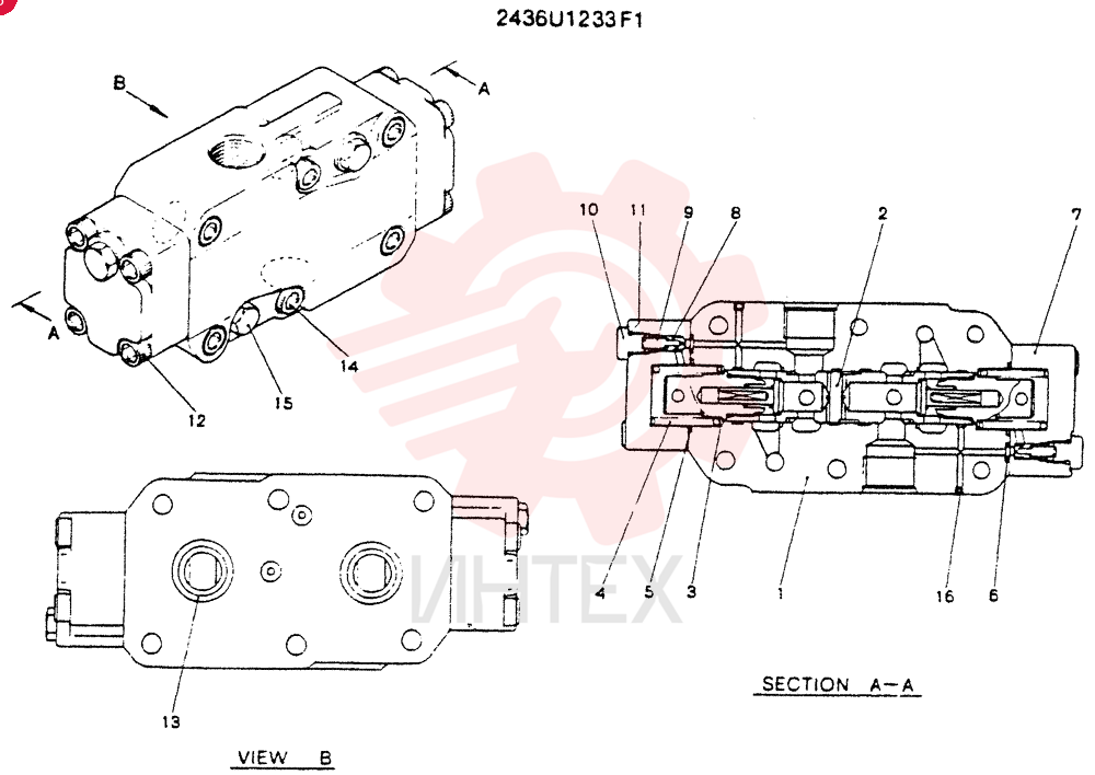 BRAKE VALVE 2436U1233F1