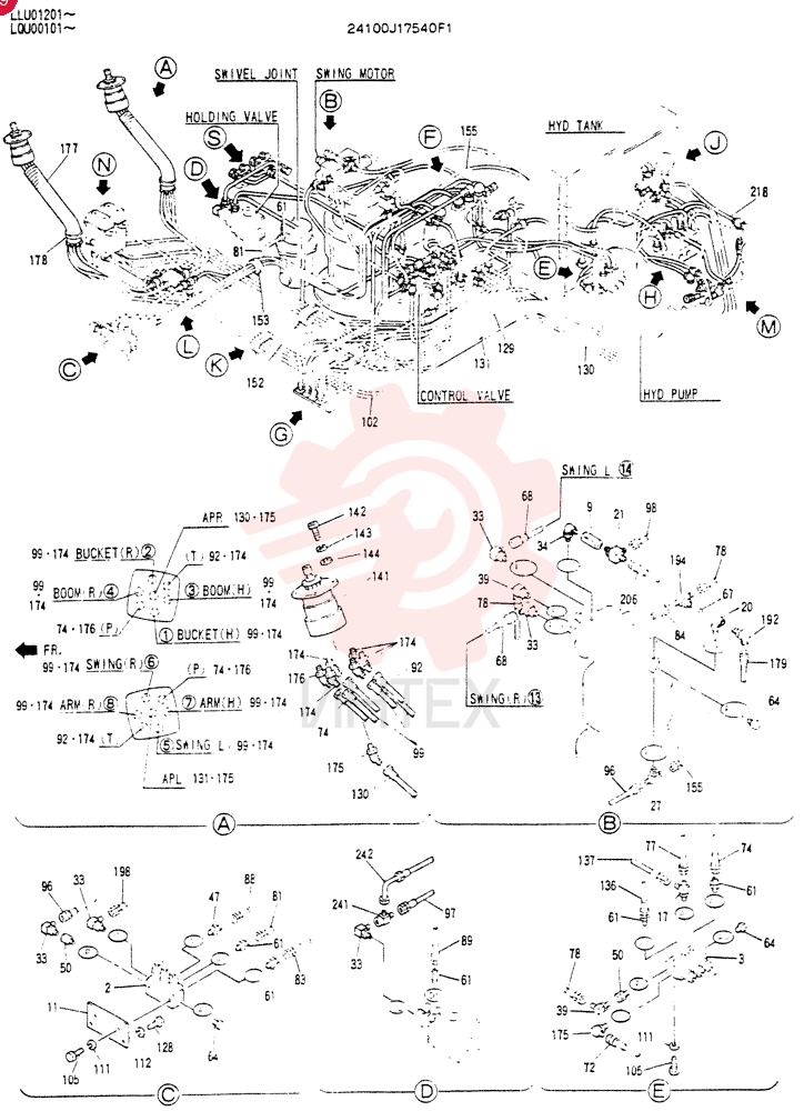 CONTROL ASSY, REMOTE 24100J17540F1 (3)