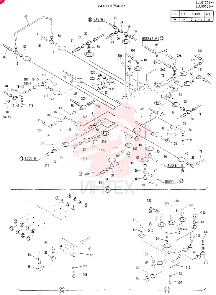 CONTROL ASSY, REMOTE 24100J17540F1 (4)