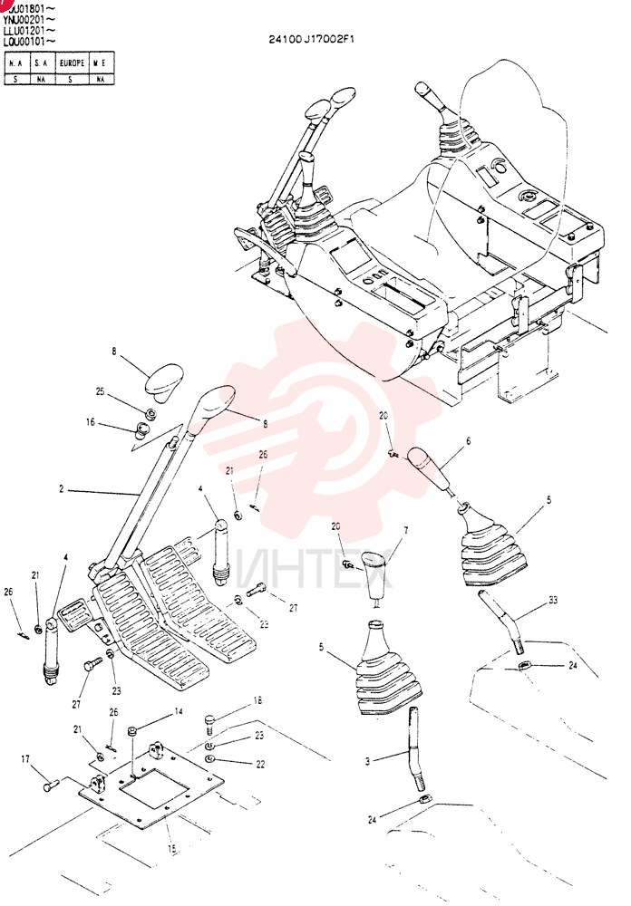 CONTROLS, OPERATORS 24100J17002F1 (2)