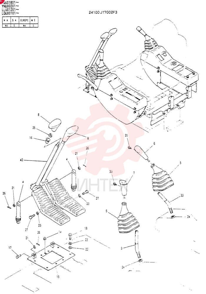CONTROLS, OPERATORS 24100J17002F3 (2)