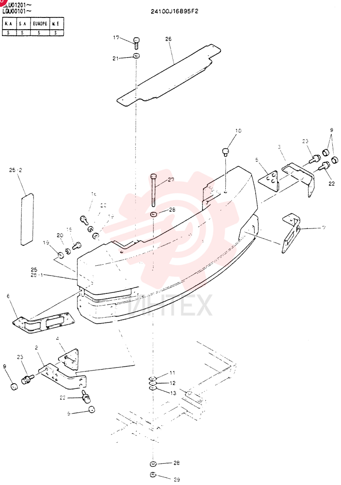 COUNTERWEIGHT ASSY 24100J16895F2