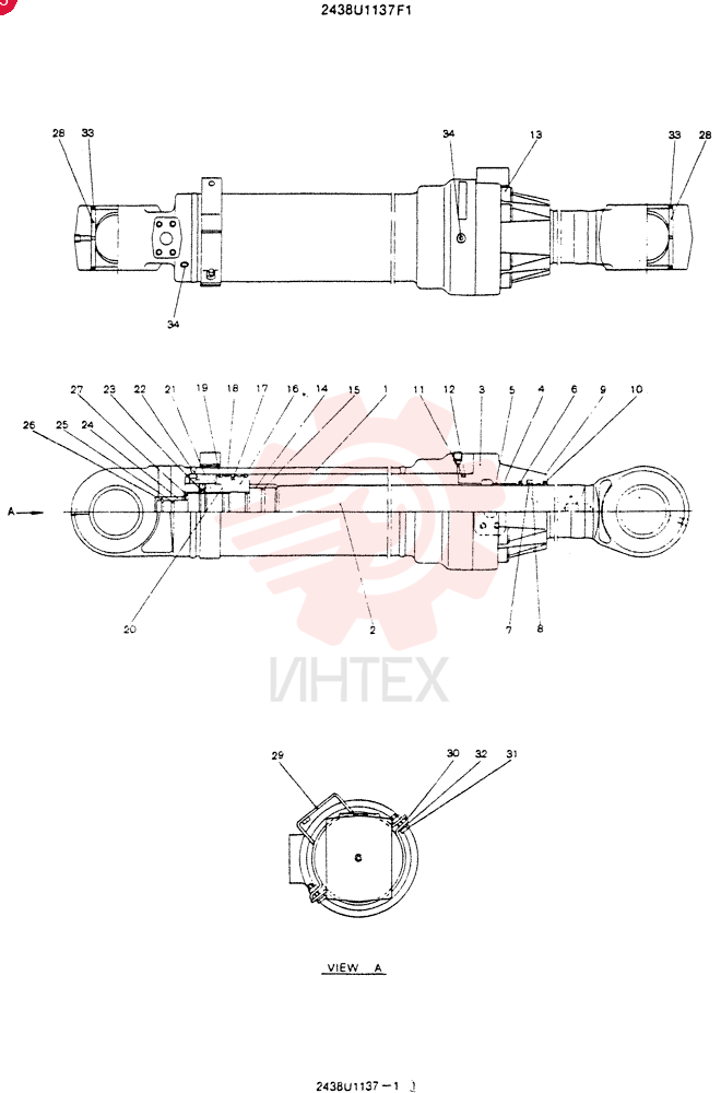 CYLINDER 2438U1137F1