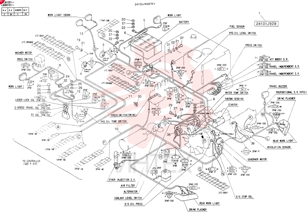 ELEC WIRING ASSY 24100J16967F1 (2)