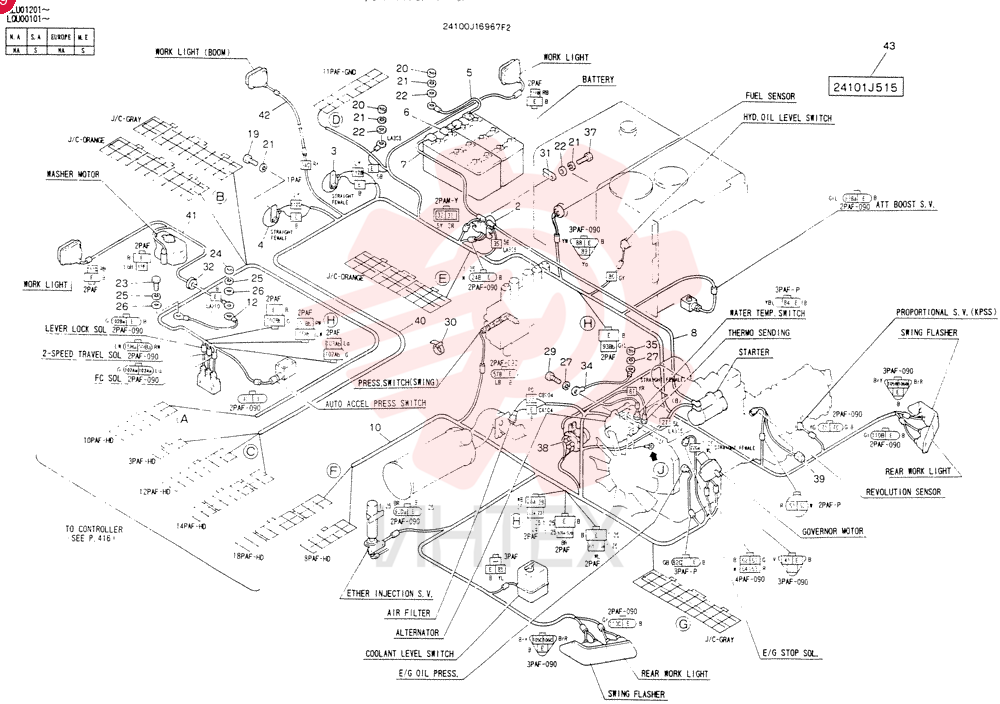 ELEC WIRING ASSY 24100J16967F2 (2)
