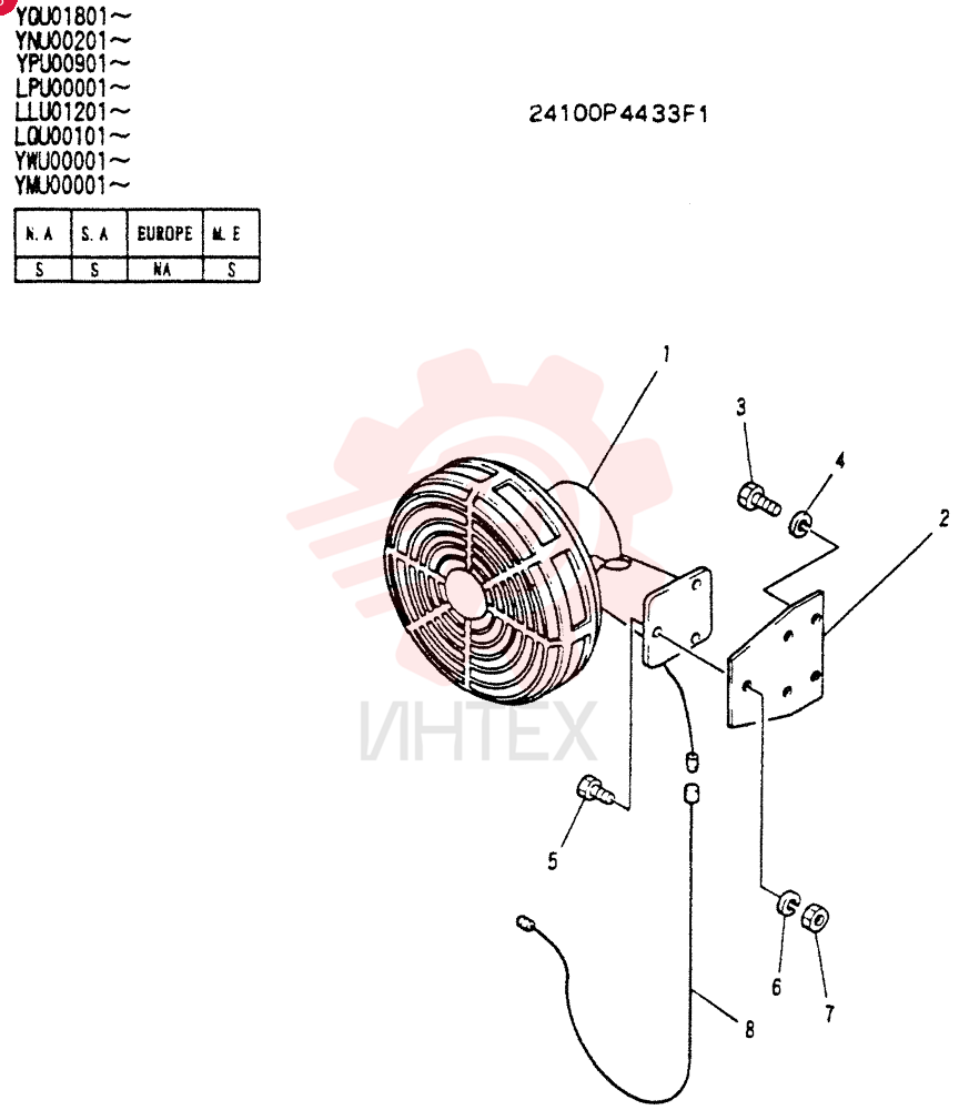 FAN INSTAL 24100P4433F1