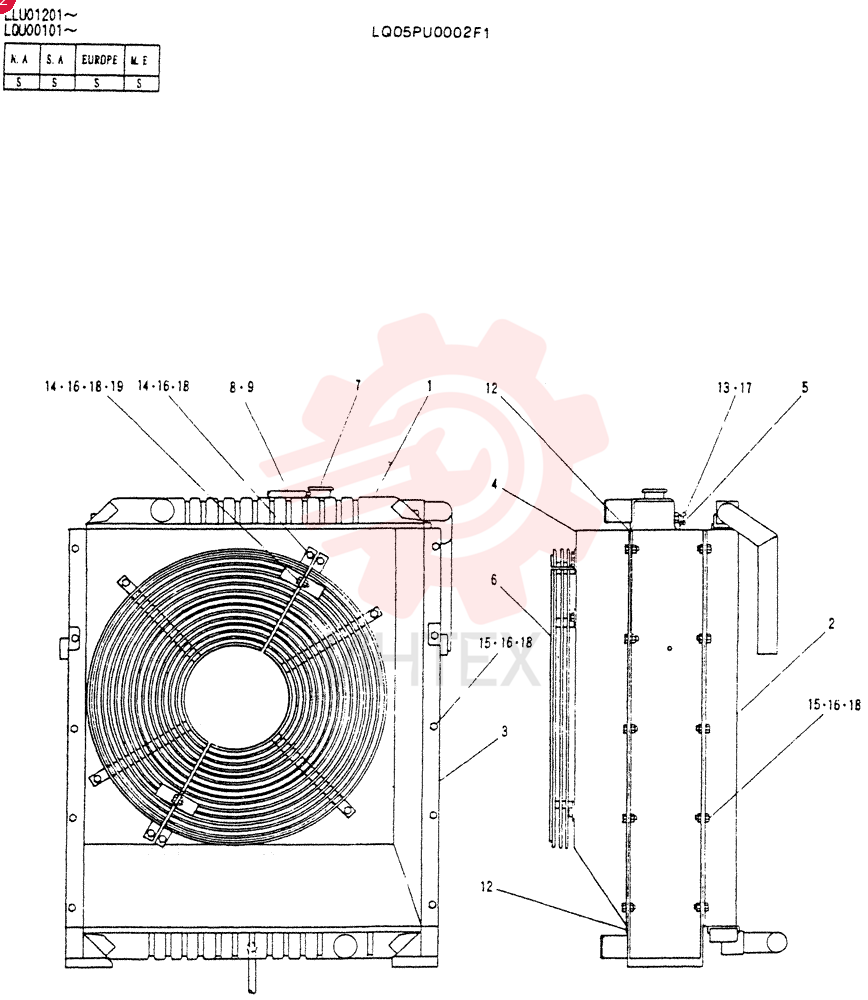 RADIATOR LQ05PU0002F1
