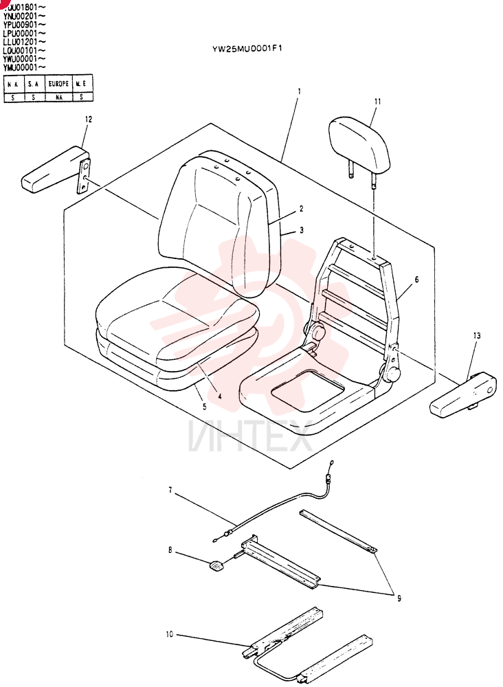 SEAT YW25MU0001F1
