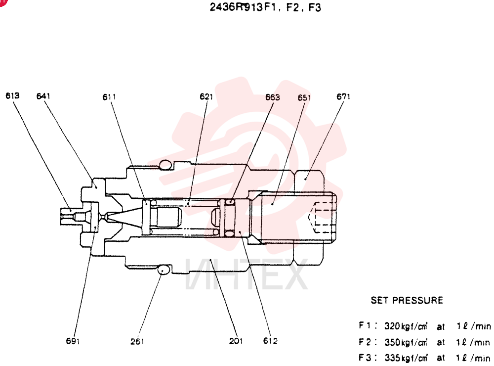 VALVE 2436R913F1