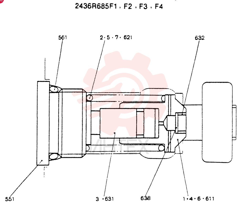 VALVE ASSY, RELIEF 2435R685F1