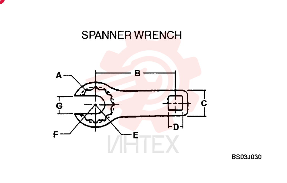 BOX SPANNER 2421T160
