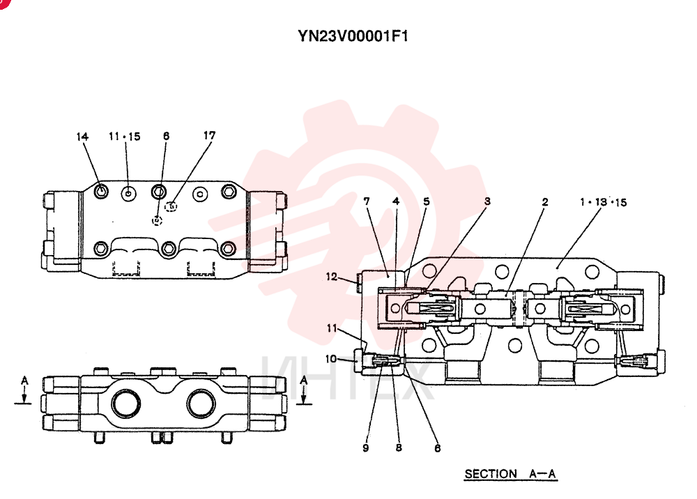 BRAKE VALVE YN23V00001F1
