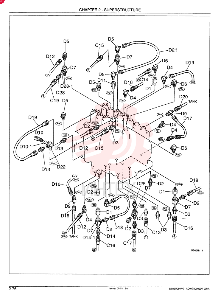 CONTROL LINES, BLOCK - Sensor LQ64H00049F1 (1)
