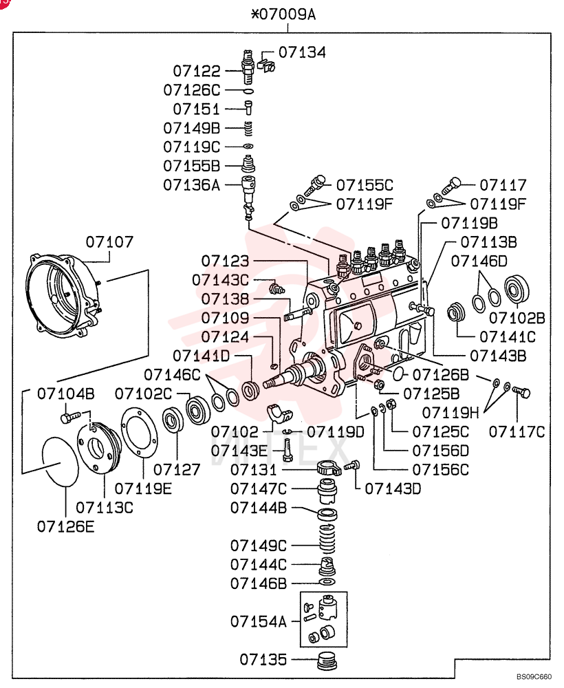 FUEL INJECTION PUMP VAME441044