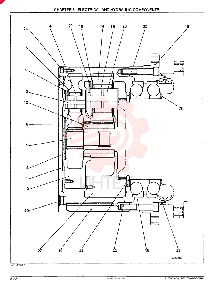 GEAR REDUCTION UNIT LQ15V00005F2