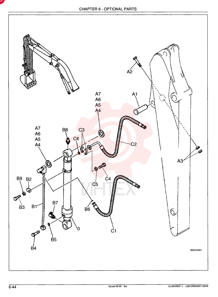 HYDRAULIC CYLINDER LQ01V00013F5 (2)