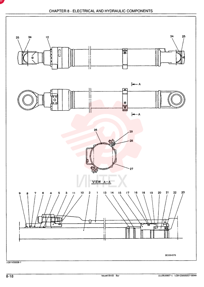 HYDRAULIC CYLINDER LQ01V00013F5 (1)
