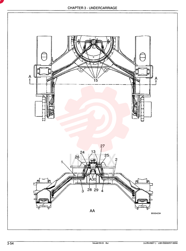 HYDRAULIC LINES, LOWER - H&W LQ02HU0004F2 (1)