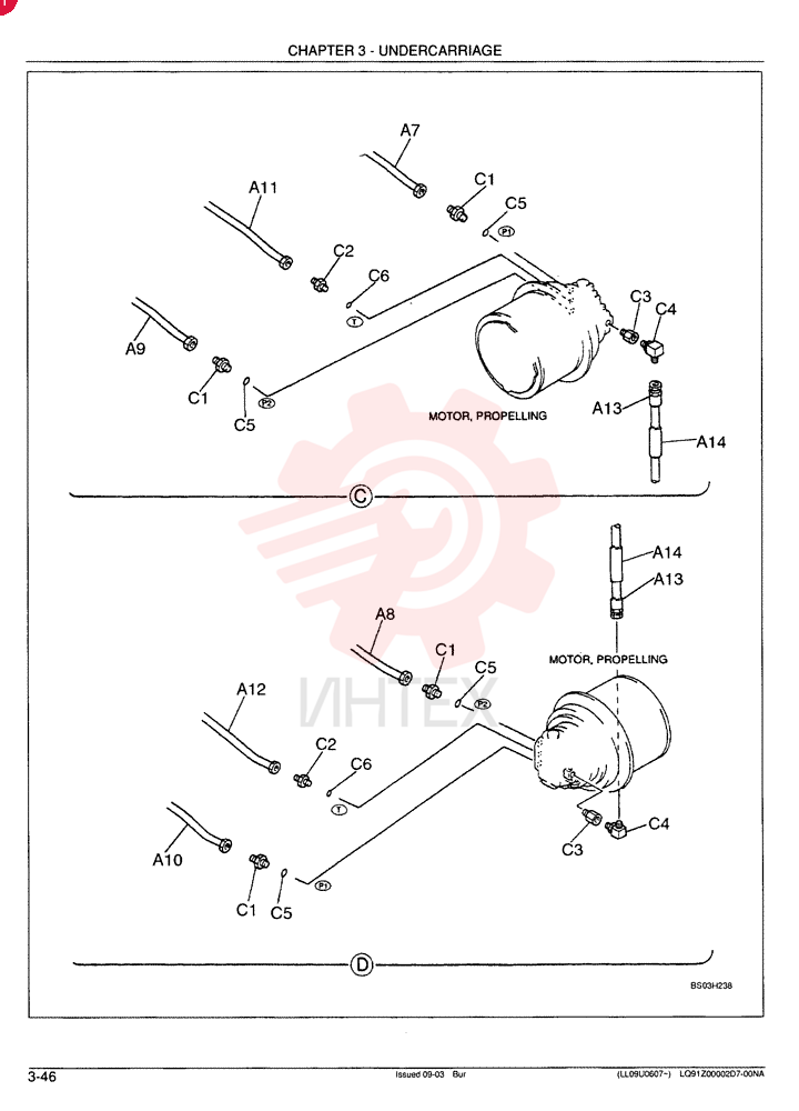 HYDRAULIC LINES, LOWER - Standard LQ02H00022F1 (3)