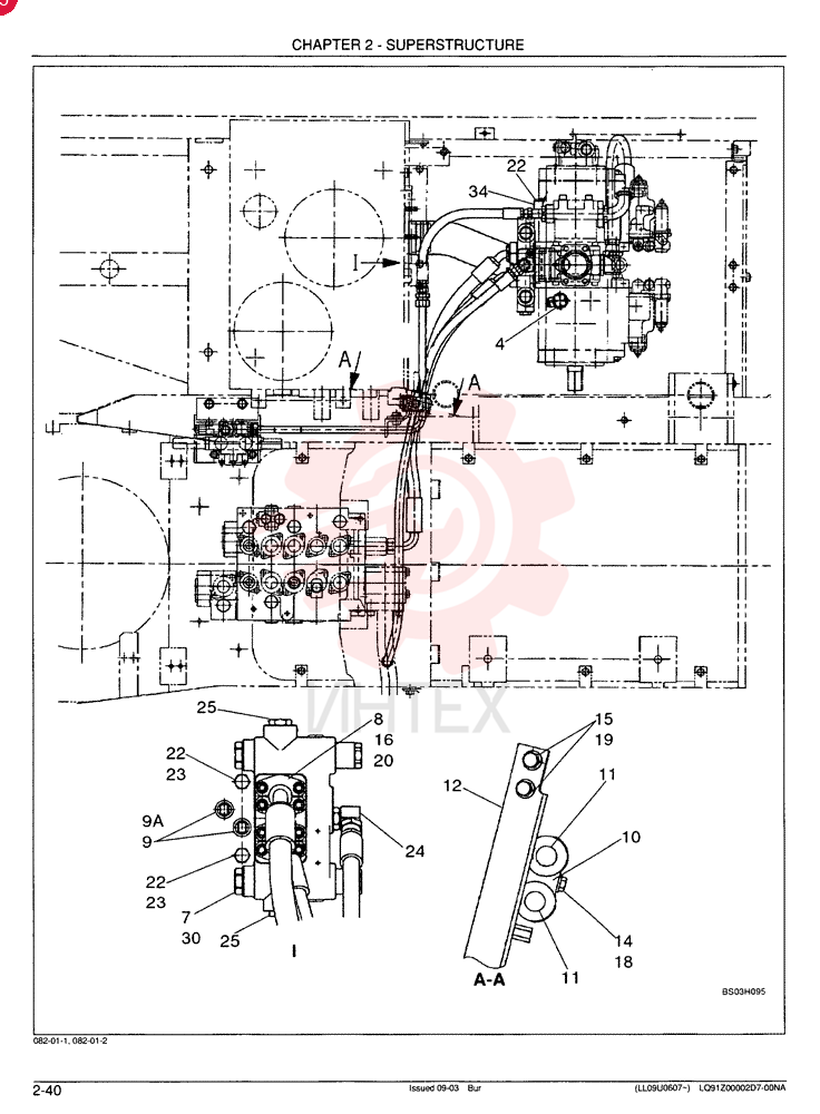 HYDRAULIC LINES, PUMP - Rotation LQ30H00023F1 (1)
