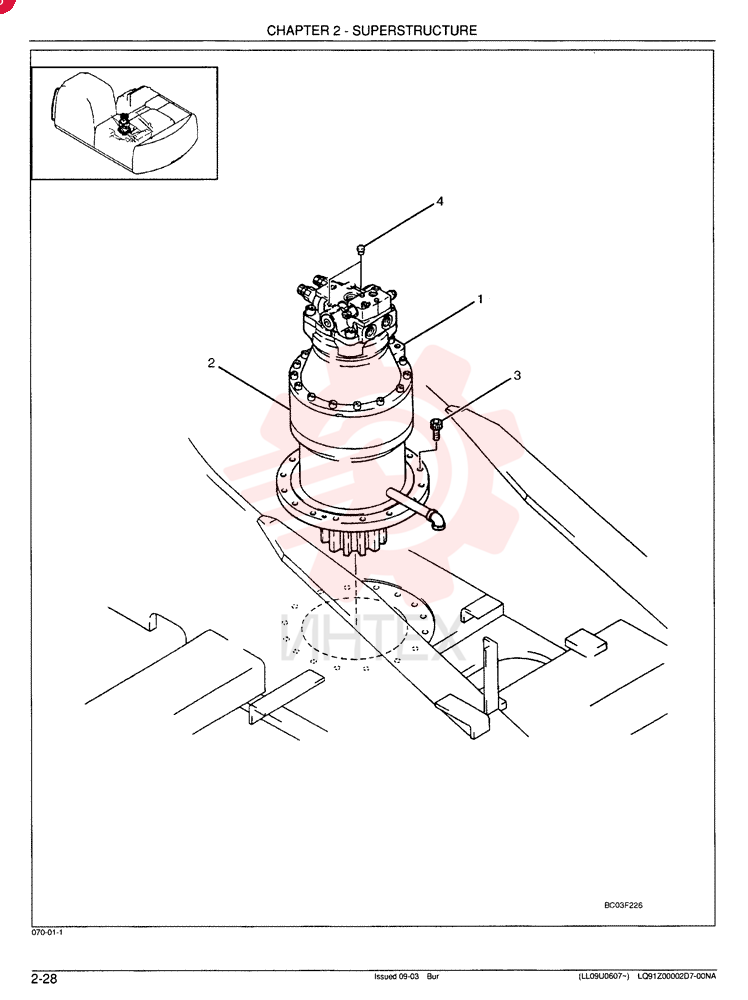 HYDRAULIC MOTOR LQ15V00014F2
