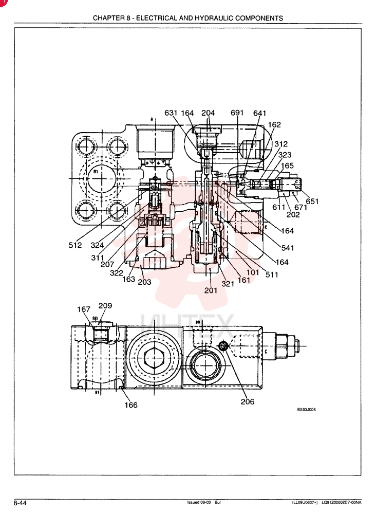 HYDRAULIC VALVE LQ28V00001F1