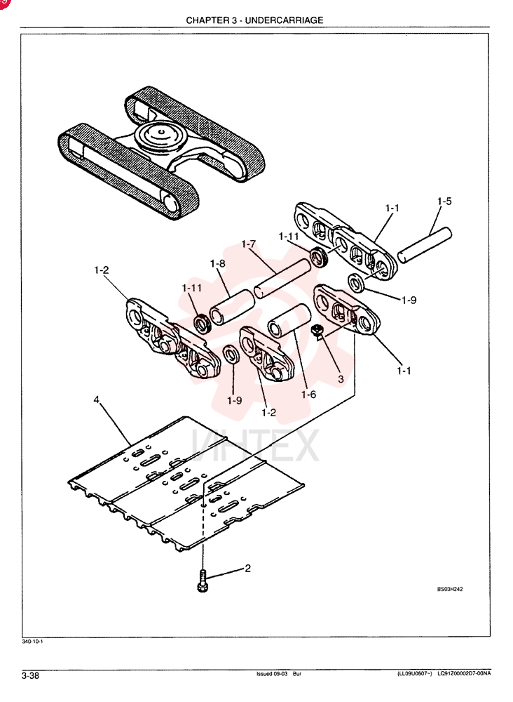 SHOE ASSY - H&D, 800 mm (31 in)