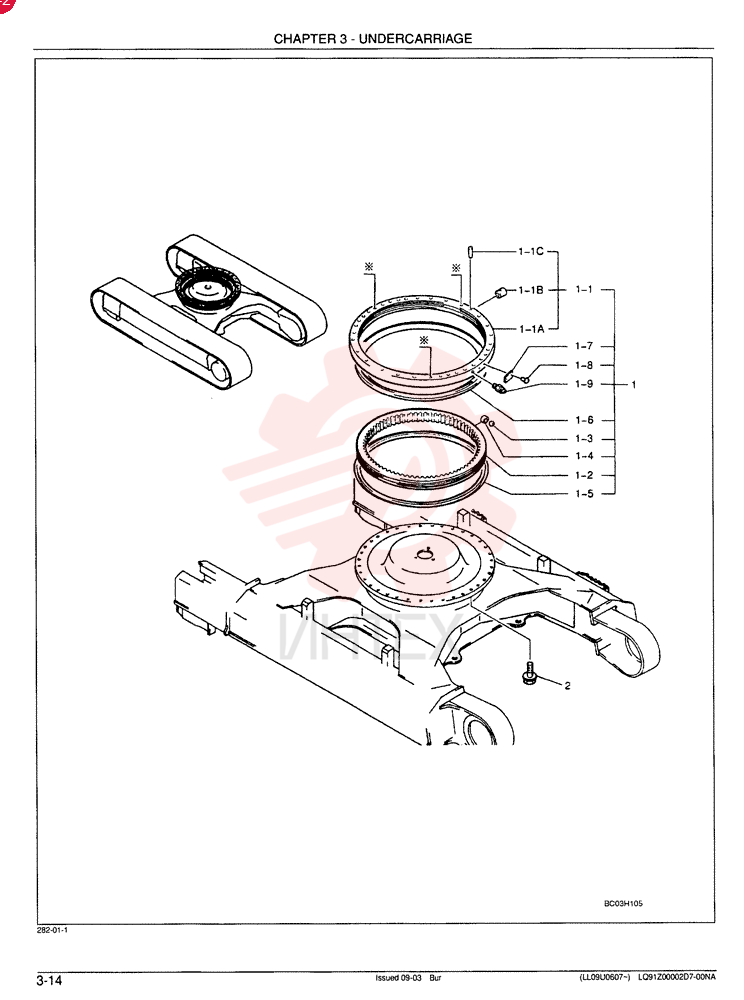 SLEWING RING ASSY LQ40F00005F1