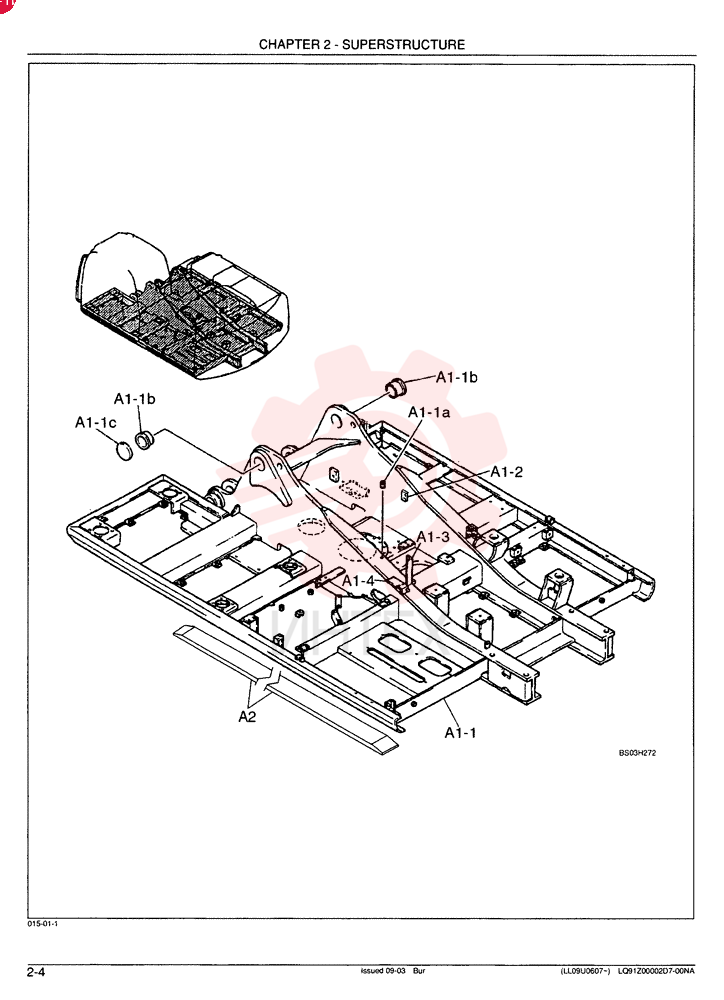 UPPER FRAME ASSY LQ52FU0007F1
