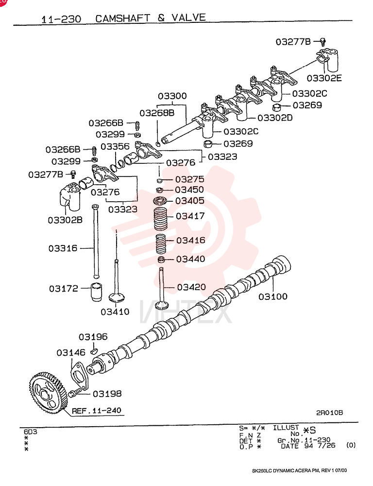 CAMSHAFT VAME081737
