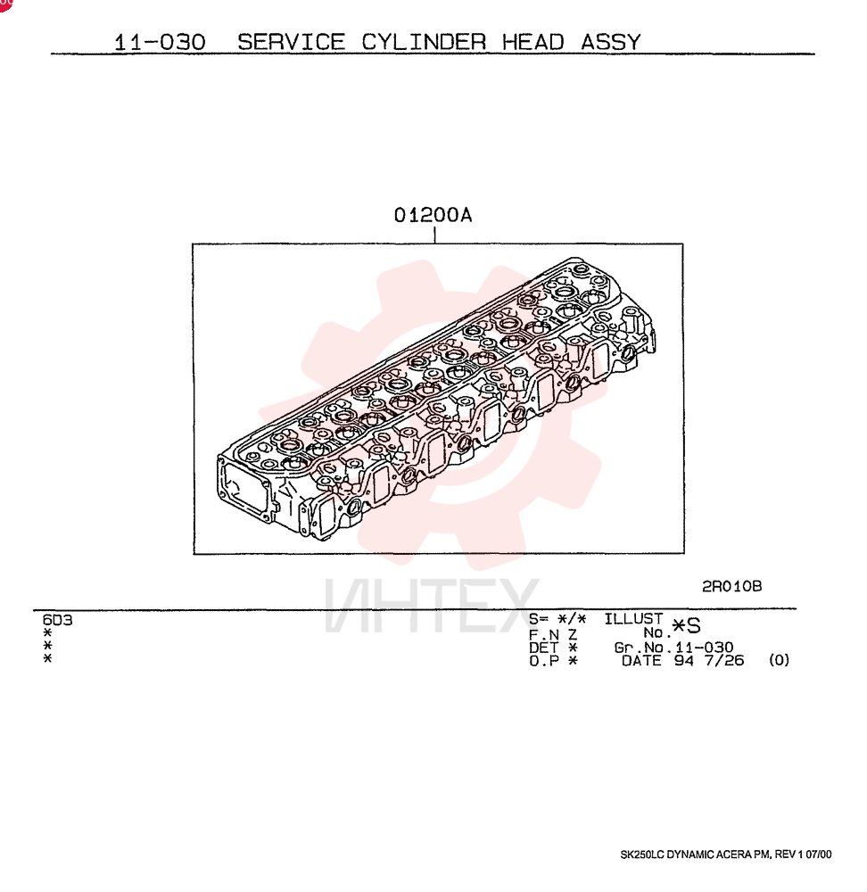 CYLINDER HEAD VAME996447