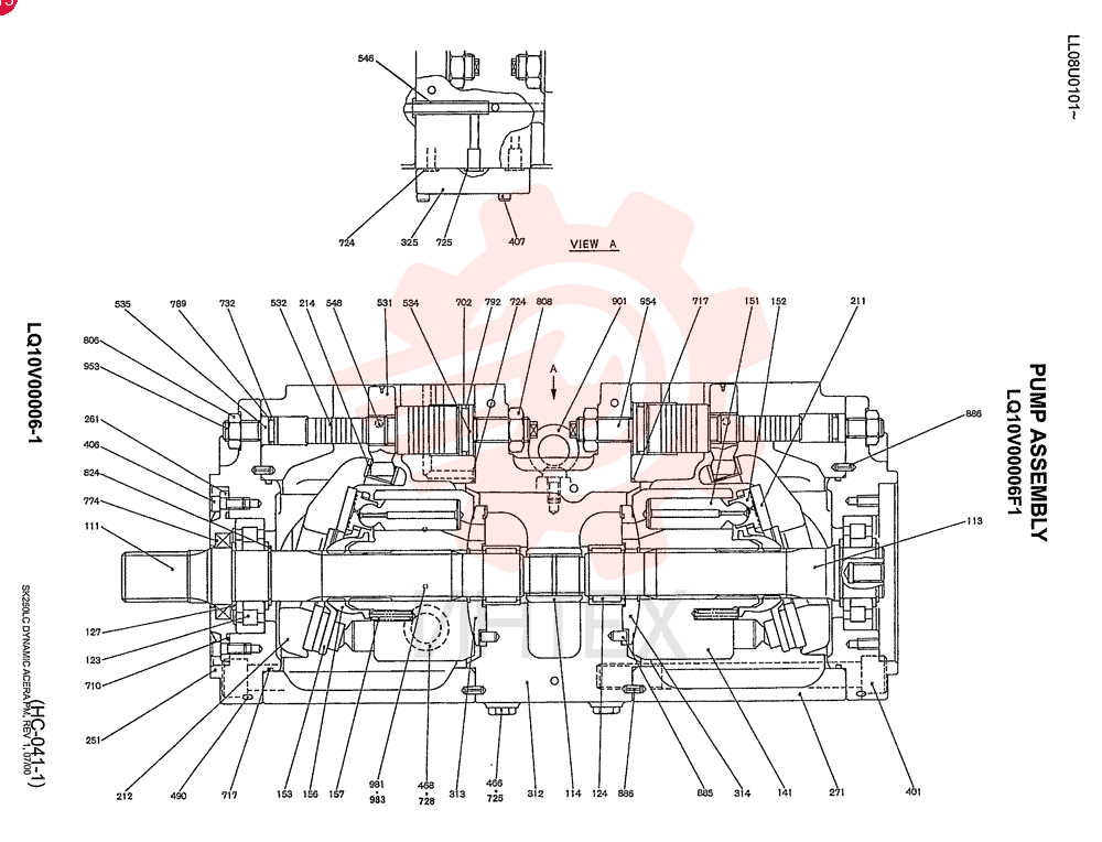 HYDRAULIC PUMP LQ10V00006F1