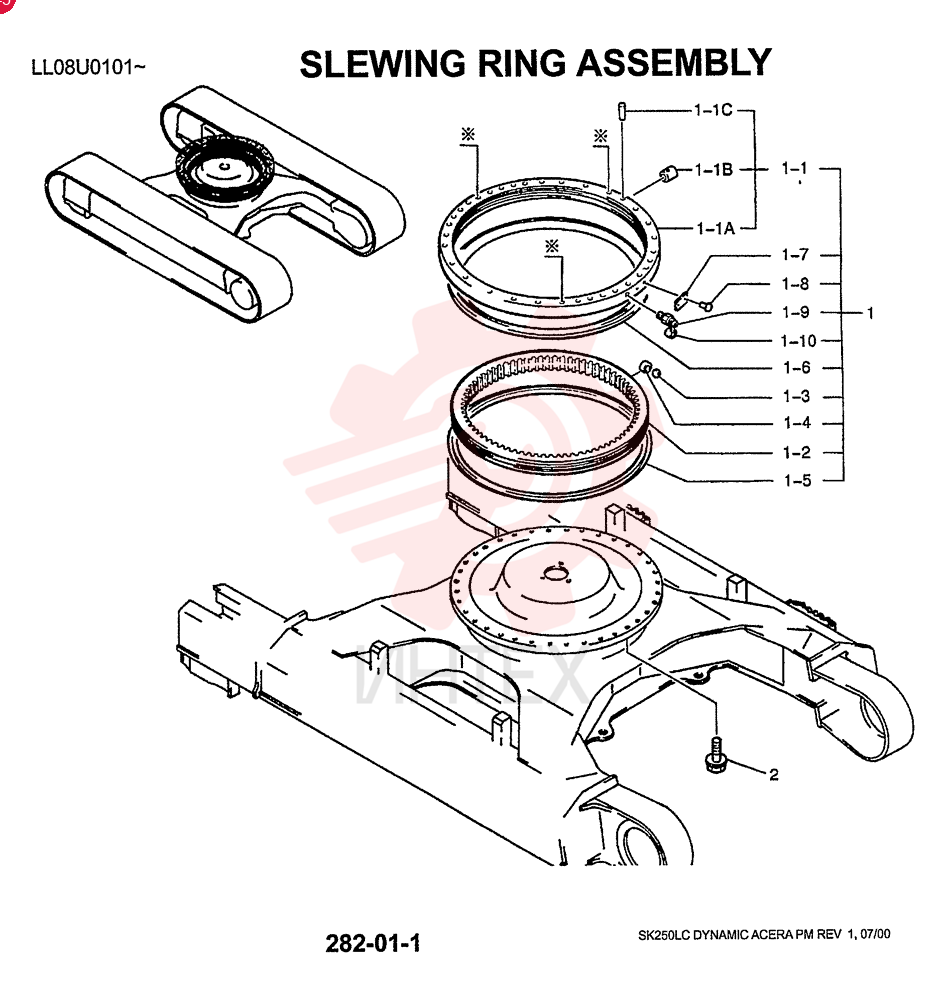 SLEWING RING LQ40F00002F1