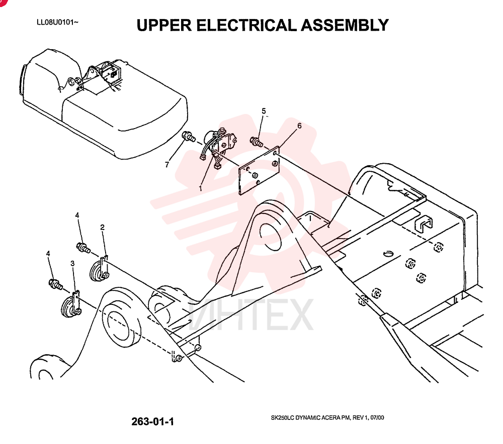 UPPER ELECTRICAL ASSY LQ03E00004F1