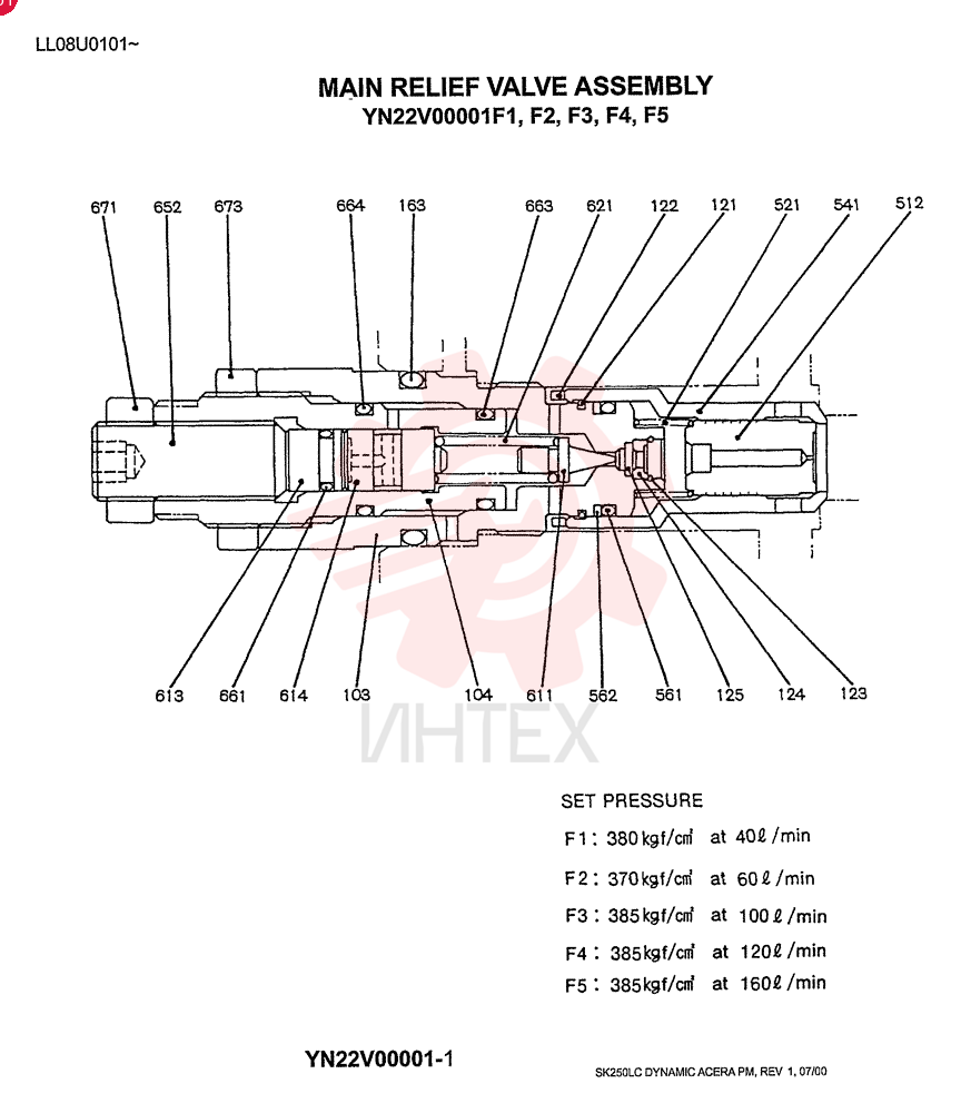 VALVE PRESSURE RELIE YN22V00001F1