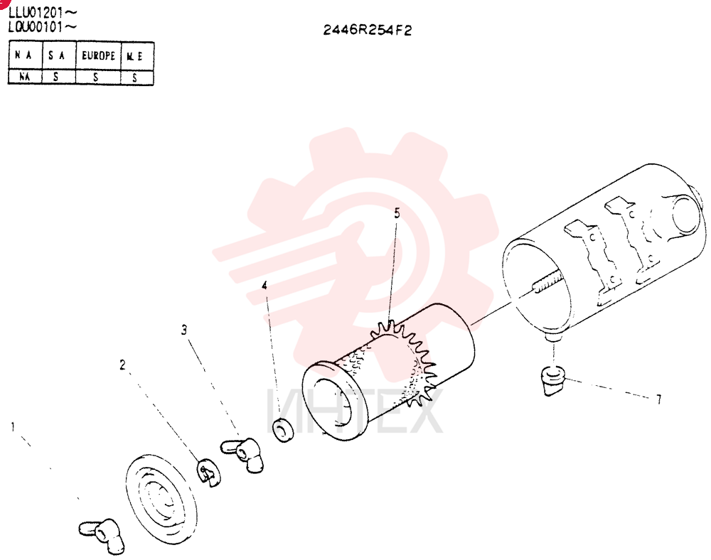 AIR CLEANER 2446R254F2